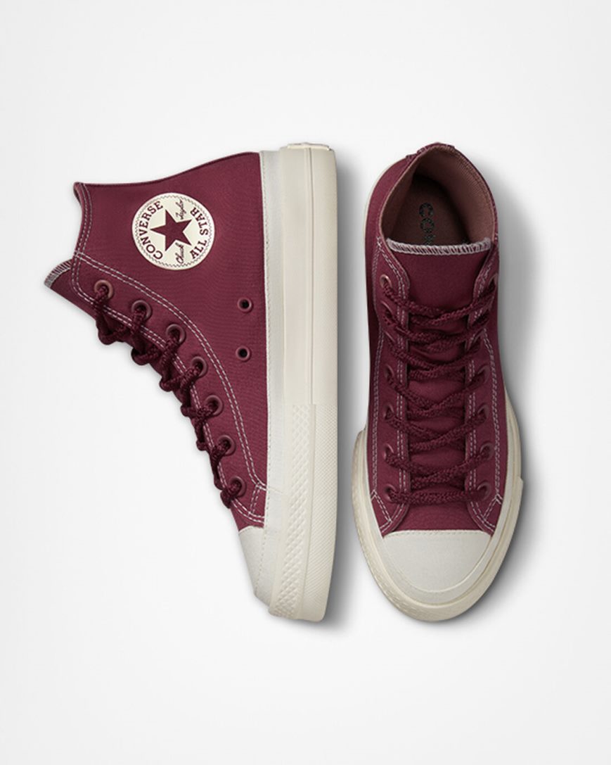 Pantofi Platforma Dama Converse Chuck Taylor All Star Lift Tonal Panza Inalti Roz | RO 0FCSI706